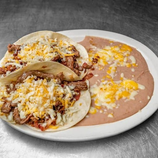 Steak and Bacon Tacos.