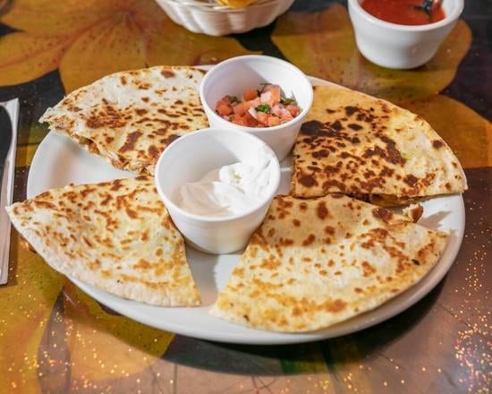 Shredded Chicken Quesadilla.